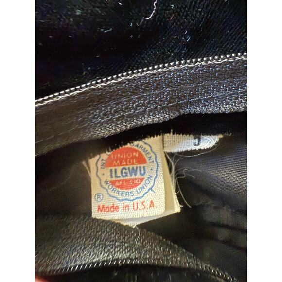 Vintage 80s Glitter Lace Prom Black Dress Velvet WhimsyGoth Celestial Punk Alt - Picture 12 of 13